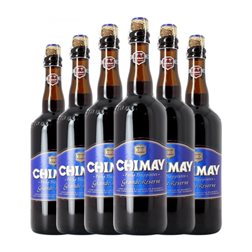 Cerveza Chimay Azul 75 cl (Caja de 6 unidades)