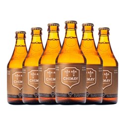 Cerveza Chimay Dorée Blonde — Rubia Botellín Tercio 33 cl (Caja de 6 unidades)
