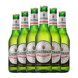 Cerveza Clausthaler Classic — Clásico Botellín Tercio 33 cl Sin Alcohol (Caja de 6 unidades)
