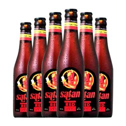Cerveza De Block Satan Red Ale — Roja Botellín Tercio 33 cl (Caja de 6 unidades)