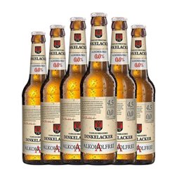 Cerveza Dinkelacker-Schwaben Botellín Tercio 33 cl 0.0 Cero Cero Sin Alcohol (Caja de 6 unidades)