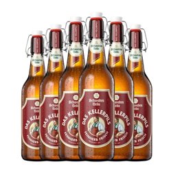 Cerveza Dinkelacker-Schwaben Das Kellerpils Pilsner Botella Medium 50 cl (Caja de 6 unidades)