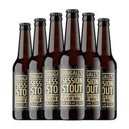 Cerveza Dougall's Session Stout Botellín Tercio 33 cl (Caja de 6 unidades)