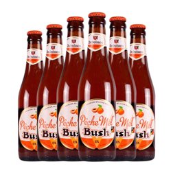 Cerveza Dubuisson Bush Botellín Tercio 33 cl Pêche — Melocotón, Miel (Caja de 6 unidades)