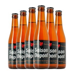 Cerveza Dupont. Saison Botellín Tercio 33 cl (Caja de 6 unidades)