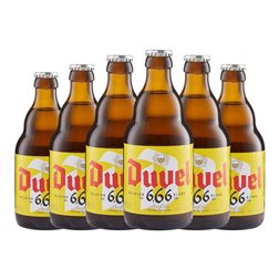 Cerveza Duvel Moortgat 666 Botellín Tercio 33 cl (Caja de 6 unidades)