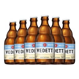 Cerveza Duvel Moortgat Vedett Extra, Blanche — Blanca Botellín Tercio 33 cl (Caja de 6 unidades)