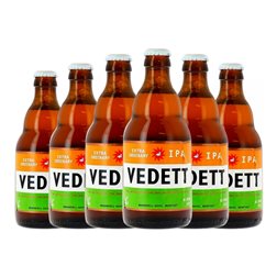 Cerveza Duvel Moortgat Vedett IPA — India Pale Ale Botellín Tercio 33 cl (Caja de 6 unidades)