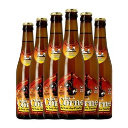 Cerveza Ebly La Corne Blonde — Rubia Botellín Tercio 33 cl (Caja de 6 unidades)