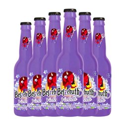 Cerveza Grain d'Orge. Belzebuth Botellín Tercio 33 cl Violette — Violeta (Caja de 6 unidades)