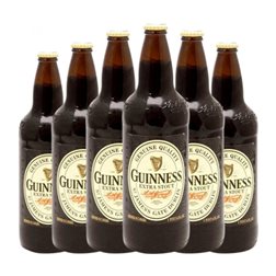 Cerveza Guinness Extra, Stout Botellín Tercio 33 cl (Caja de 6 unidades)