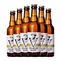 Cerveza Haacht Charles Quint Rubia Botellín Tercio 33 cl (Caja de 6 unidades)