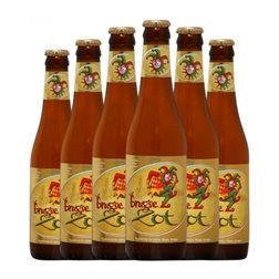 Cerveza Halve Maan Brugse Zot Blonde — Rubia Botellín Tercio 33 cl (Caja de 6 unidades)