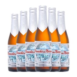 Cerveza Huyghe Blanche des Neiges Blanche — Blanca Botellín Tercio 33 cl (Caja de 6 unidades)