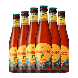 Cerveza Huyghe Mongozo Botellín Tercio 33 cl Mango (Caja de 6 unidades)