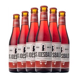 Cerveza Huyghe Saint Idesbald Doble Malta Botellín Tercio 33 cl (Caja de 6 unidades)