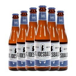 Cerveza Huyghe Saint Idesbald Triple Malt — Triple Malta Botellín Tercio 33 cl (Caja de 6 unidades)
