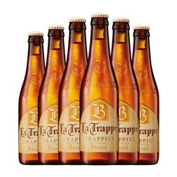 Cerveza La Trappe Blonde — Rubia Botellín Tercio 33 cl (Caja de 6 unidades)