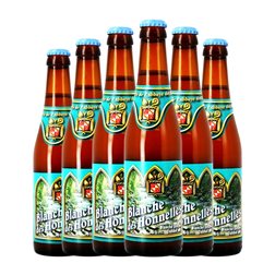 Cerveza L'Abbaye des Rocs Blanche des Honelles Blanche — Blanca Botellín Tercio 33 cl (Caja de 6 unidades)
