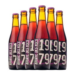 Cerveza L'Abbaye des Rocs Brown Ale — Tostada Botellín Tercio 33 cl (Caja de 6 unidades)