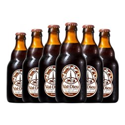 Cerveza L'Abbaye du Val-Dieu Brown Ale — Tostada Botellín Tercio 33 cl (Caja de 6 unidades)