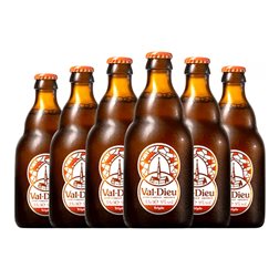 Cerveza L'Abbaye du Val-Dieu Triple Malt — Triple Malta Botellín Tercio 33 cl (Caja de 6 unidades)