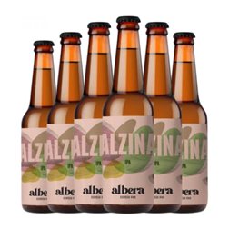 Cerveza L'Albera Alzin Artesanal Botellín Tercio 33 cl (Caja de 6 unidades)