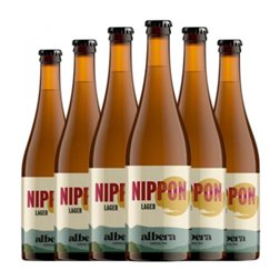 Cerveza L'Albera Nippon Artesanal Botellín Tercio 33 cl (Caja de 6 unidades)