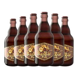 Cerveza Lefebvre Barbar Bok Meca Botellín Tercio 33 cl (Caja de 6 unidades)