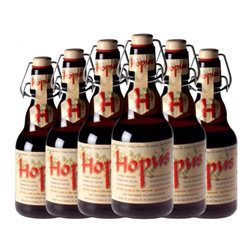 Cerveza Lefebvre Hopus Botellín Tercio 33 cl (Caja de 6 unidades)