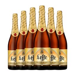 Cerveza Leffe Blonde — Rubia 75 cl (Caja de 6 unidades)