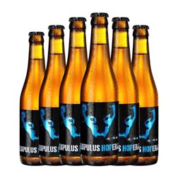 Cerveza Les 3 Fourquets. Lupulus Hopera Botellín Tercio 33 cl (Caja de 6 unidades)