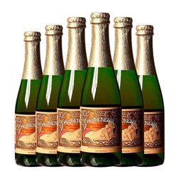 Cerveza Lindemans Botellín Tercio 35 cl Pêche — Melocotón (Caja de 6 unidades)