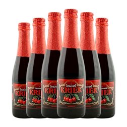 Cerveza Lindemans Kriek Botellín Tercio 35 cl (Caja de 6 unidades)