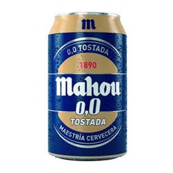 Mahou Bier 0,0 Toasted Dose (Packung mit 24 Stück)