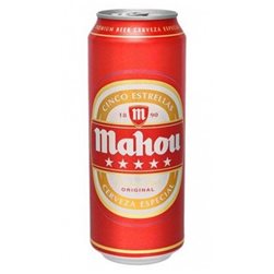 Mahou 5 Estrellas Beer 50 cl (24 pack)
