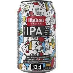 Bière Mahou 5* IPA Pack canette 24x33cl.