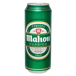 Cerveza Mahou Clásica 50 cl (Pack 24 und)