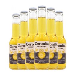 Cerveza Modelo Corona Coronita Botellín 20 cl (Caja de 6 unidades)