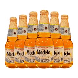 Cerveza Modelo Corona Especial Botellín Tercio 35 cl (Caja de 6 unidades)