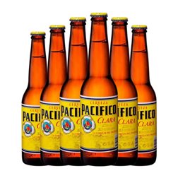 Cerveza Modelo Corona Pacífico Botellín Tercio 35 cl (Caja de 6 unidades)