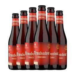 Cerveza Musketeers Troubadour Obscura Dark Ale — Oscura Botellín Tercio 33 cl (Caja de 6 unidades)