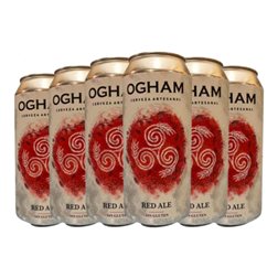 Cerveza Ogham Artesanal, Red Ale — Roja Lata Medium 50 cl (Caja de 6 unidades)