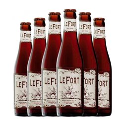 Cerveza Omer Vander Ghinste Lefort Dark Ale — Oscura Botellín Tercio 33 cl (Caja de 6 unidades)