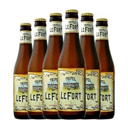 Cerveza Omer Vander Ghinste Lefort Tripel Malt — Triple Malta Botellín Tercio 33 cl (Caja de 6 unidades)