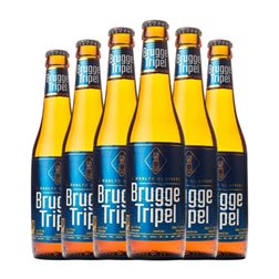 Cerveza Palm Brugge Triple Malt — Triple Malta Botellín Tercio 33 cl (Caja de 6 unidades)