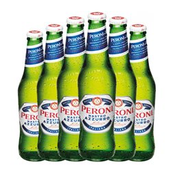 Cerveza Peroni Nastro Azzurro Botellín Tercio 33 cl (Caja de 6 unidades)
