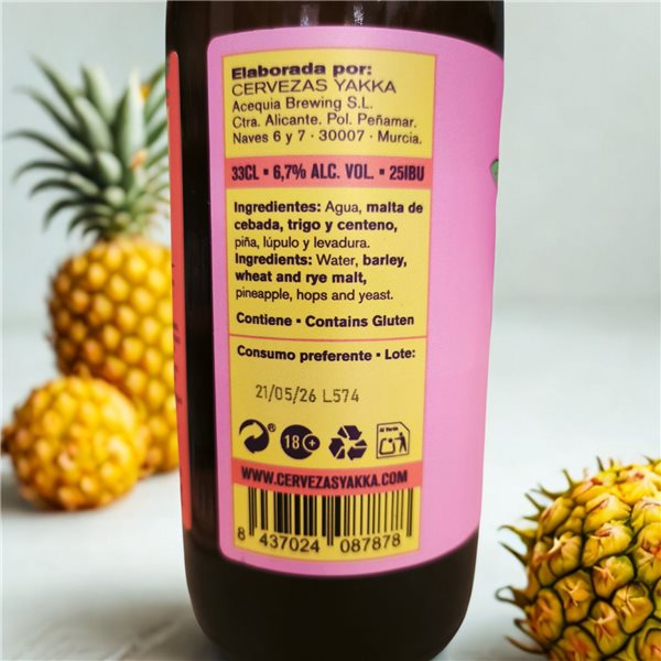 Bières Piñazo 'Yakka'-lateral