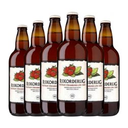 Cerveza Rekorderlig Botella Medium 50 cl Fresa, Lima (Caja de 6 unidades)