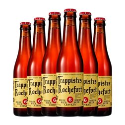 Cerveza Rochefort 6º Red Ale — Roja Botellín Tercio 33 cl (Caja de 6 unidades)